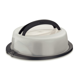 DELI kaanega tordialus, plastikust (32 cm)