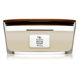 WoodWick küünal WHITE TEAK