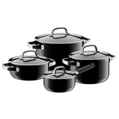 Pottide komplekt Fusiontec Mineral Black (4tk)