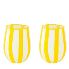 Stiklinės TWIST & MATCH YELLOW (2 vnt. 500 ml)
