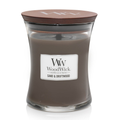 WoodWick küünal SAND &amp; DRIFTWOOD