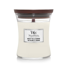 WoodWick küünal WHITE TEA &amp; JASMINE