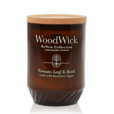 WoodWick ReNew küünal TOMATO LEAF & BASIL
